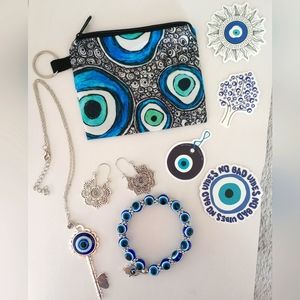 Evil Eye Key Necklace and other fashion jewelry